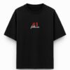 #1 Follower | Black Unisex Oversized Christian T-Shirt | Faith Store India - Image 2
