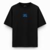 Walking With Jesus | Black Unisex Oversized Christian T-Shirt | Faith Store India - Image 2