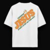 Choose Jesus | White Unisex Oversized Christian T-Shirt | Faith Store India