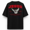 John 8:12 | Black Unisex Oversized Christian T-Shirt | Faith Store India