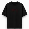 John 8:12 | Black Unisex Oversized Christian T-Shirt | Faith Store India - Image 2