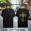 Divine Majesty Cross Regular Fit Printed T-Shirt