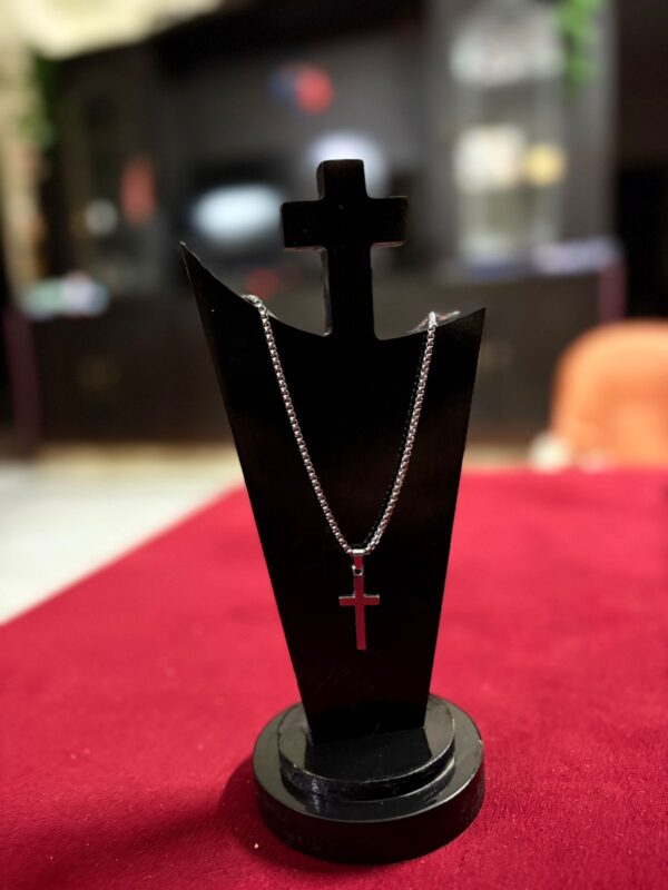 Cross Chain Plain | Stainless Steel | Unisex | Faith Store India
