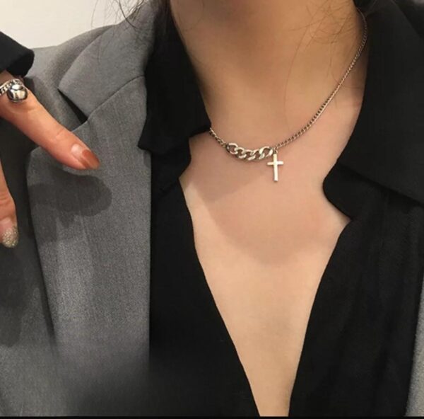 Cross Neck Chain | Stainless Steel | Women | Faith Store India
