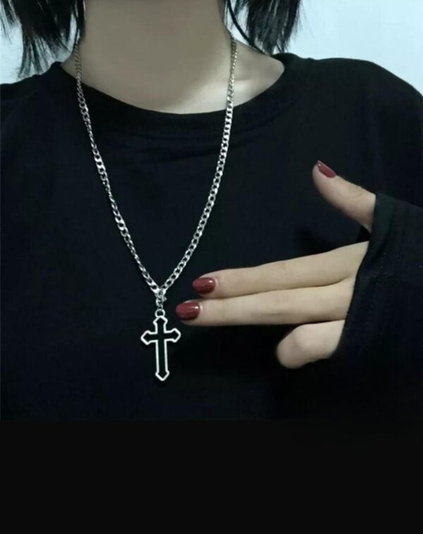 Cross Chain | Stainless Steel | Unisex | Faith Store India - Image 2