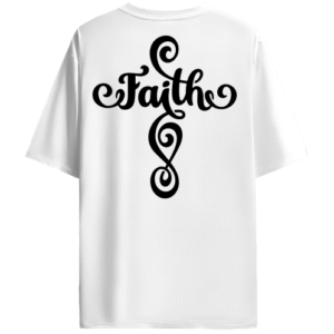 White Faith Oversized Tee | Unisex