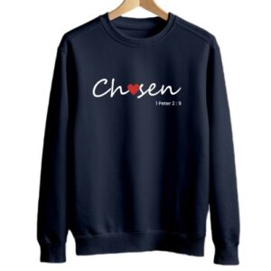 Ch♥sen | Navy Blue Sweatshirt | Unisex