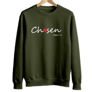 Ch♥sen | Olive Sweatshirt | Unisex