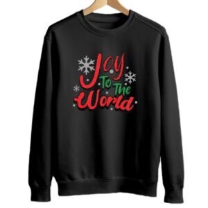 Joy To The World | Black Sweatshirt | Unisex