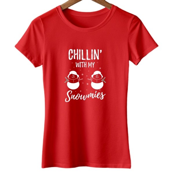 Chillin With My Snowmies | Women/Girls | Christian T-Shirt