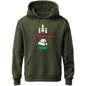 Christmas Crew | Olive Unisex Hoodie