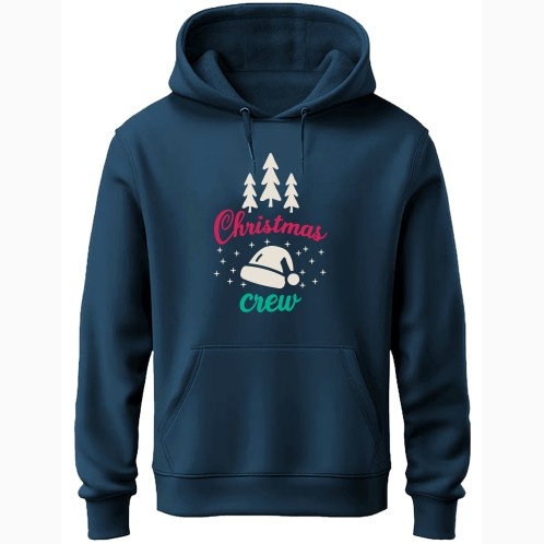 Christmas Crew | Petrol Blue Unisex Hoodie
