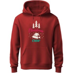 Christmas Crew | Unisex Red Hoodie