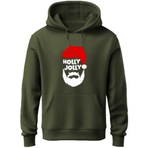 Holly Jolly | Olive Unisex Hoodie