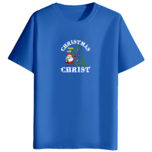 Christmas Begins With Christ | Blue Regular Fit Men's T-Shirt