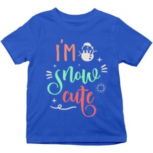 I Am Snow Cute – Christian Kids’ T-Shirt